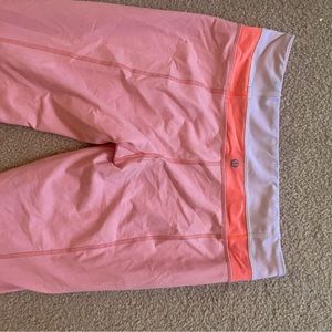 Size 6 Pink Lululemon Flare Pants